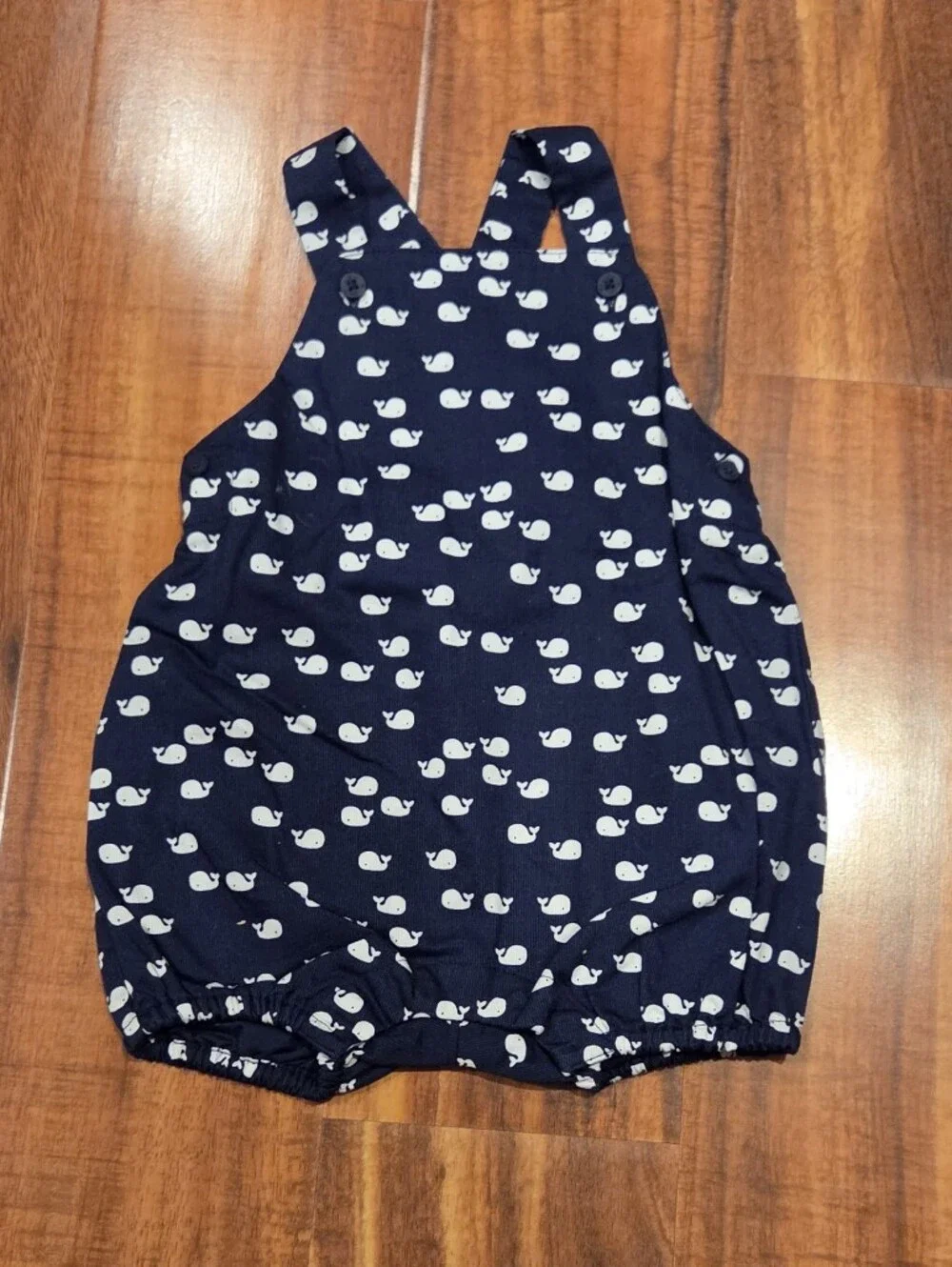 Janie and Jack NWT 3-6 Months Navy Whale Print Shortall, Socks, Bodysuit & Bib